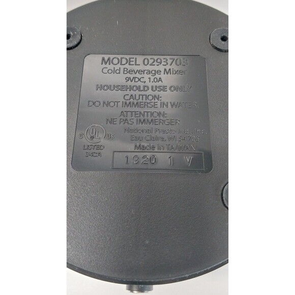 Presto Rapid Cold Brew Coffee Maker Dorothy Speed Control Power Base Cord NWOT - Picture 4 of 14